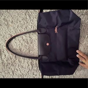 AUTH. LongChamp Le Pliage Club Small Shoulder Tote
